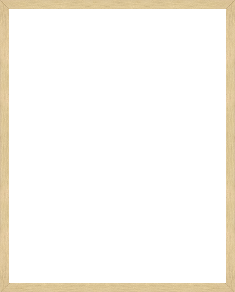 Studio Blonde Wood Frame - Paper (804x1000), Png Download