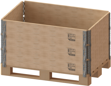 K7 Wooden Attachment Frame - Pallet Collar (400x400), Png Download