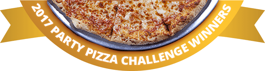 Party Pizza Challenge Winners - Pizza (861x231), Png Download