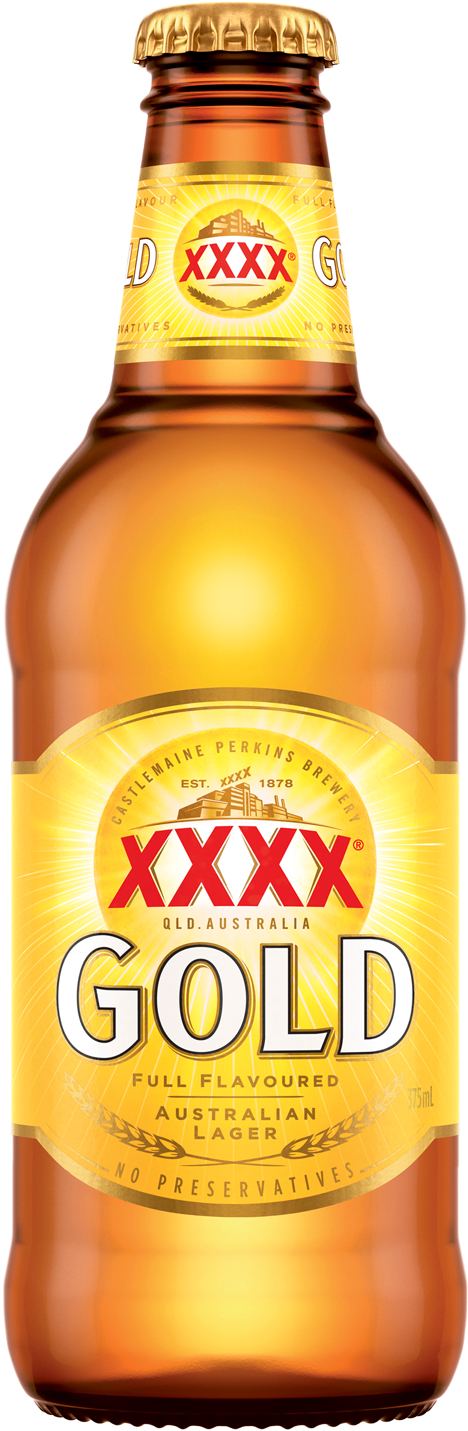 Xxxx Gold Bottles 375ml - Xxxx Gold (1600x2000), Png Download
