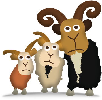 Billy Goats Gruff Clipart - Three Billy Goats Gruff Clipart (388x375), Png Download