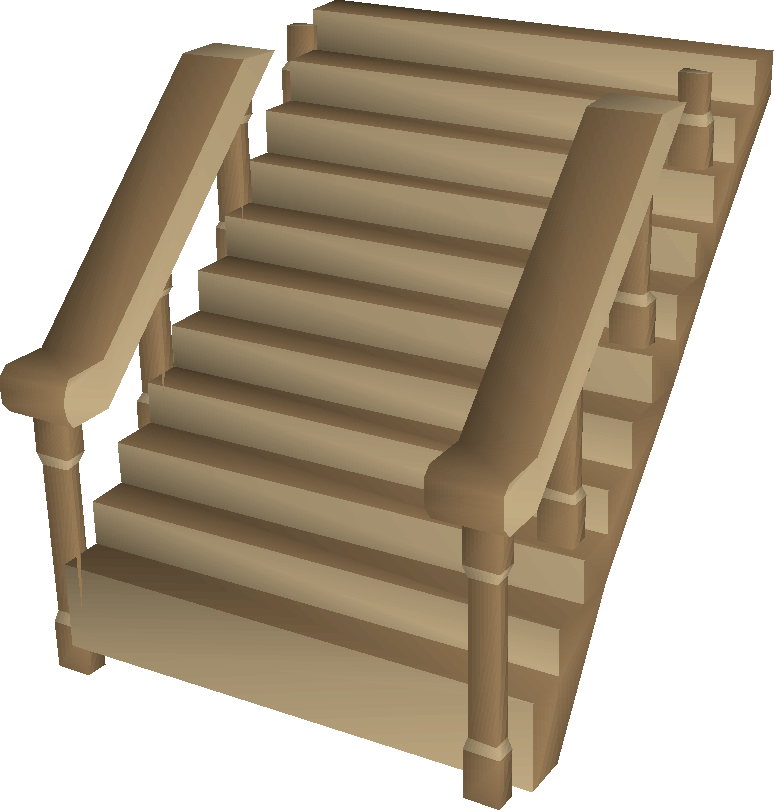 Oak Staircase - Wiki (774x810), Png Download