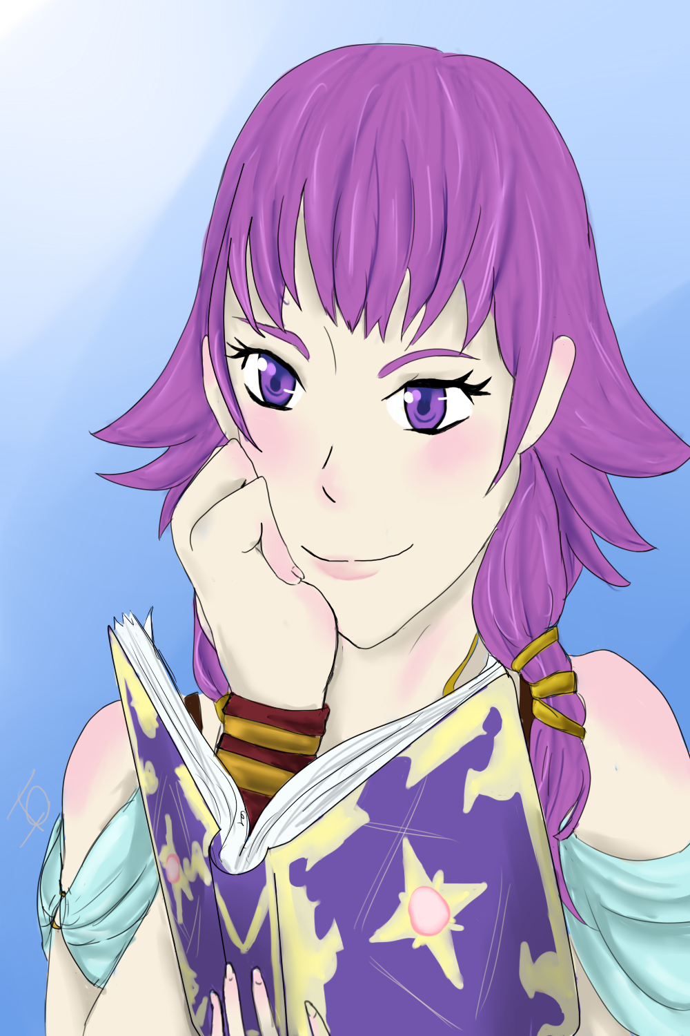 Fan Art Lute Smiling - Cartoon (1000x1500), Png Download