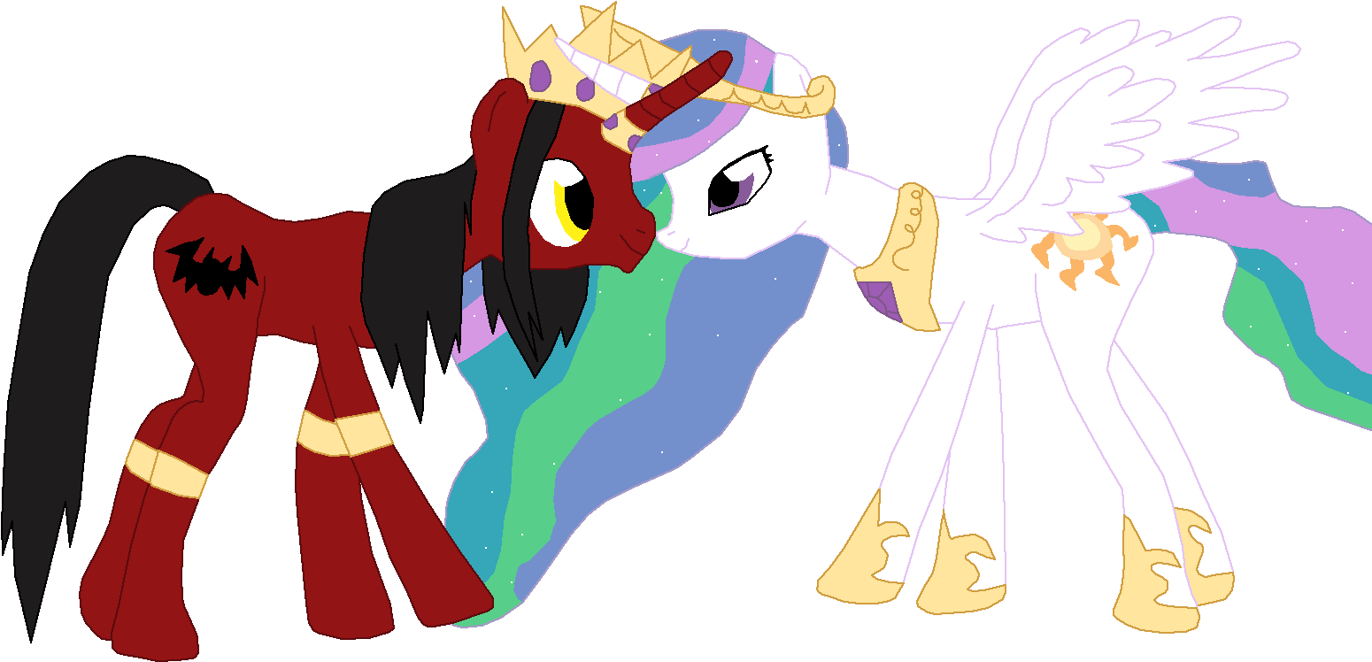 Bloody Chaos X Celestia - Valentine's Day (1623x924), Png Download