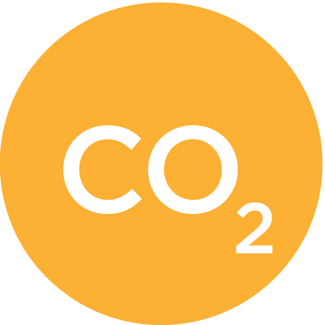 Reduced Greenhouse Gas Emissions, Advantages Of Solar - Greenhouse Gas Icon (664x664), Png Download