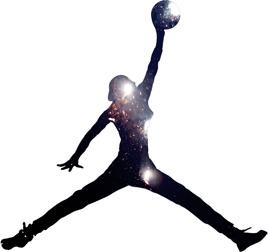 Michael Jordan Logo Png Hd - Jordan Jumpman Logo Vector (1124x1050), Png Download