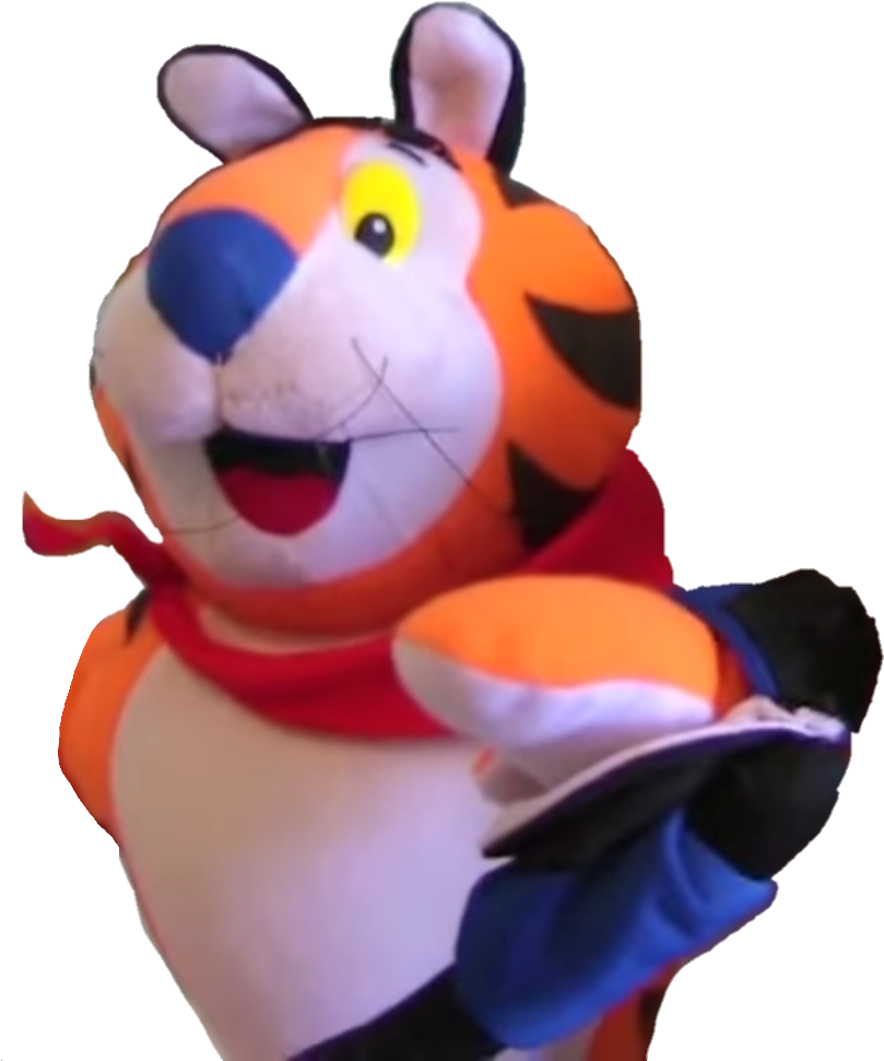 Tonythetigerremastered - Stuffed Toy (907x995), Png Download