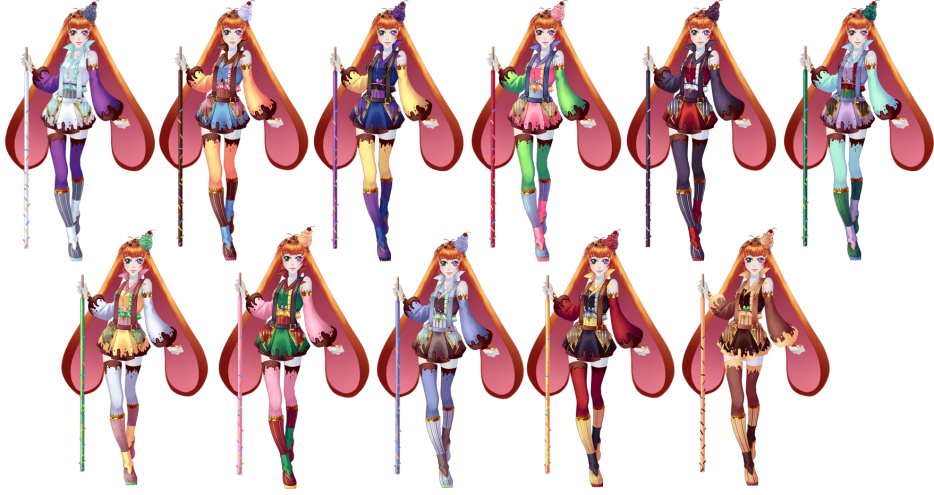 E Chocolate Bunny - Eldarya Event Paques 2016 (934x495), Png Download