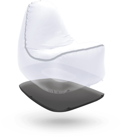 Trono™ Inflatable Chair - Trono Bottom Protector (480x480), Png Download