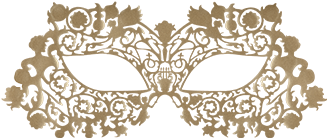 Face Lace Musetress Black With Open Eyes (350x450), Png Download