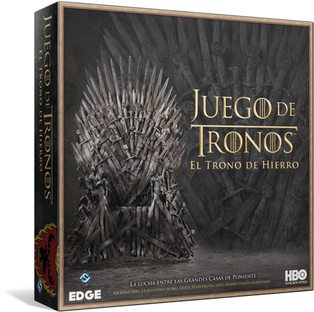 Juego De Tronos, El Trono De Hierro - Game Of Thrones - The Iron Throne Board Game (880x460), Png Download
