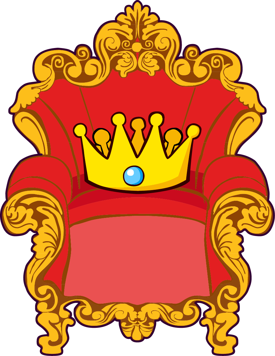 Visual Arts Throne Cartoon Clip Art - Throne Cartoon (899x1163), Png Download