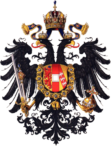 Wappen Kaisertum Österreich 1815 - Austrian Hungarian Empire Eagle (466x599), Png Download