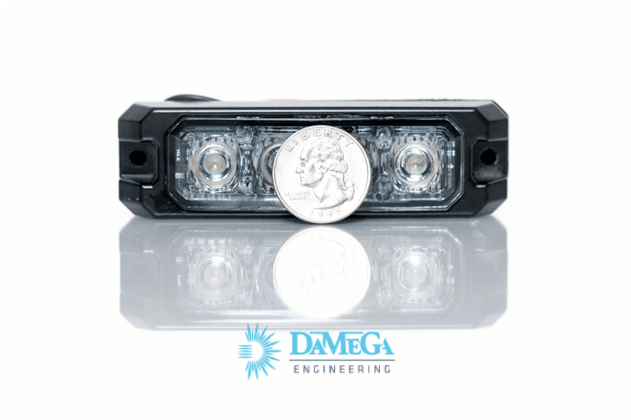 Damega Element 4 Grille Light - Silver (800x532), Png Download