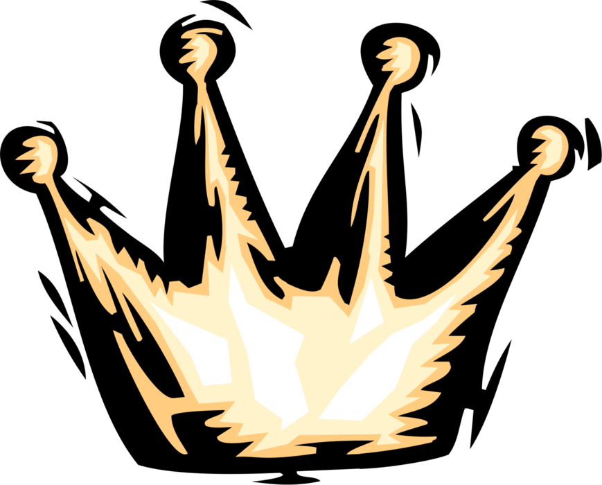 Vector Illustration Of King Chess Piece Game Of Chess - Illustration (869x700), Png Download