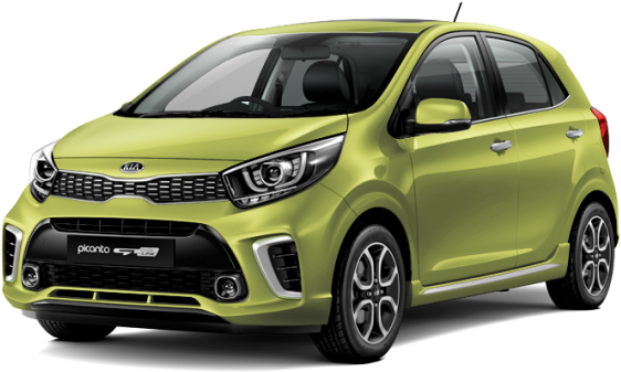 *colours Are Available On Indent Order - Kia Picanto 2018 Lime (650x366), Png Download
