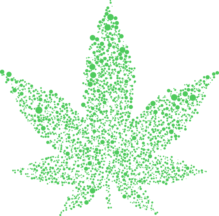 Cannabis Leaf Drug Flyer Plant Stem - Clip Art (762x750), Png Download