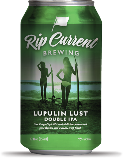 Lupilin Lust Ipa - Rip Current Brewing (413x527), Png Download