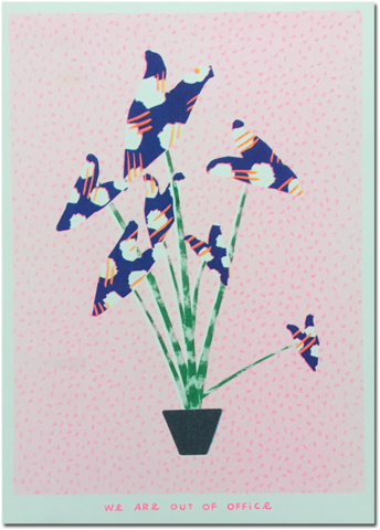 Out Of Office - Risograph (600x600), Png Download