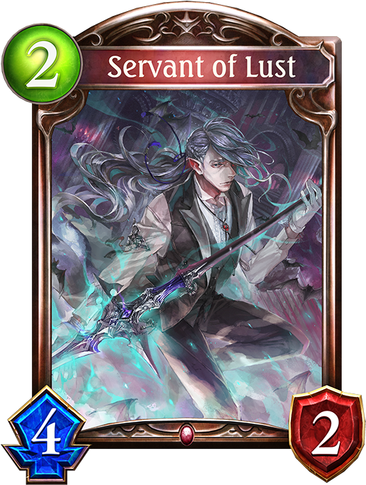 Unevolved Servant Of Lust - Servant Of Lust Shadowverse (536x698), Png Download
