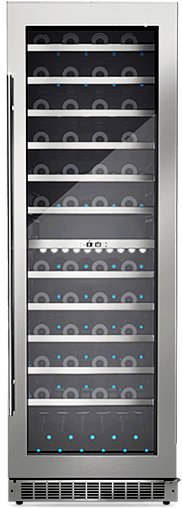 Danby Silhouette - Silhouette Professional Bordeaux 129-bottle Dual Zone (249x550), Png Download