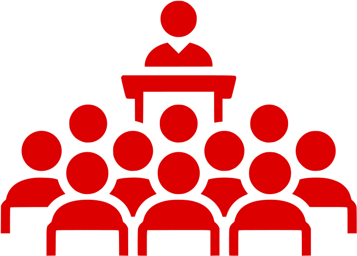 Medium Image - Meeting Icon Red (800x602), Png Download