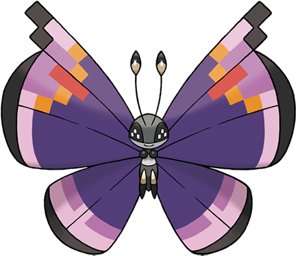 Vivillon-elegant - Pokemon Vivillon Garden Pattern (475x475), Png Download