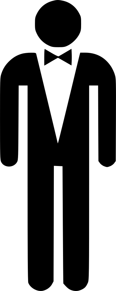 Person Man Woman Suit Elegant Comments - Couple (392x980), Png Download