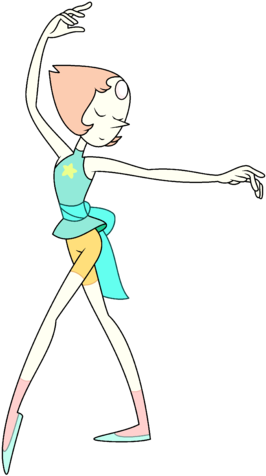 Elegant Pearl - Steven Universe Pearl Trident (283x479), Png Download