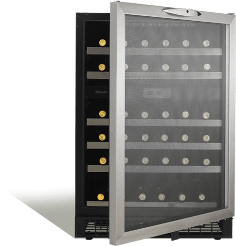 Silhouette 5.1 Cu. Ft. Bottle Wine Cooler (dwc518bls) (632x574), Png Download
