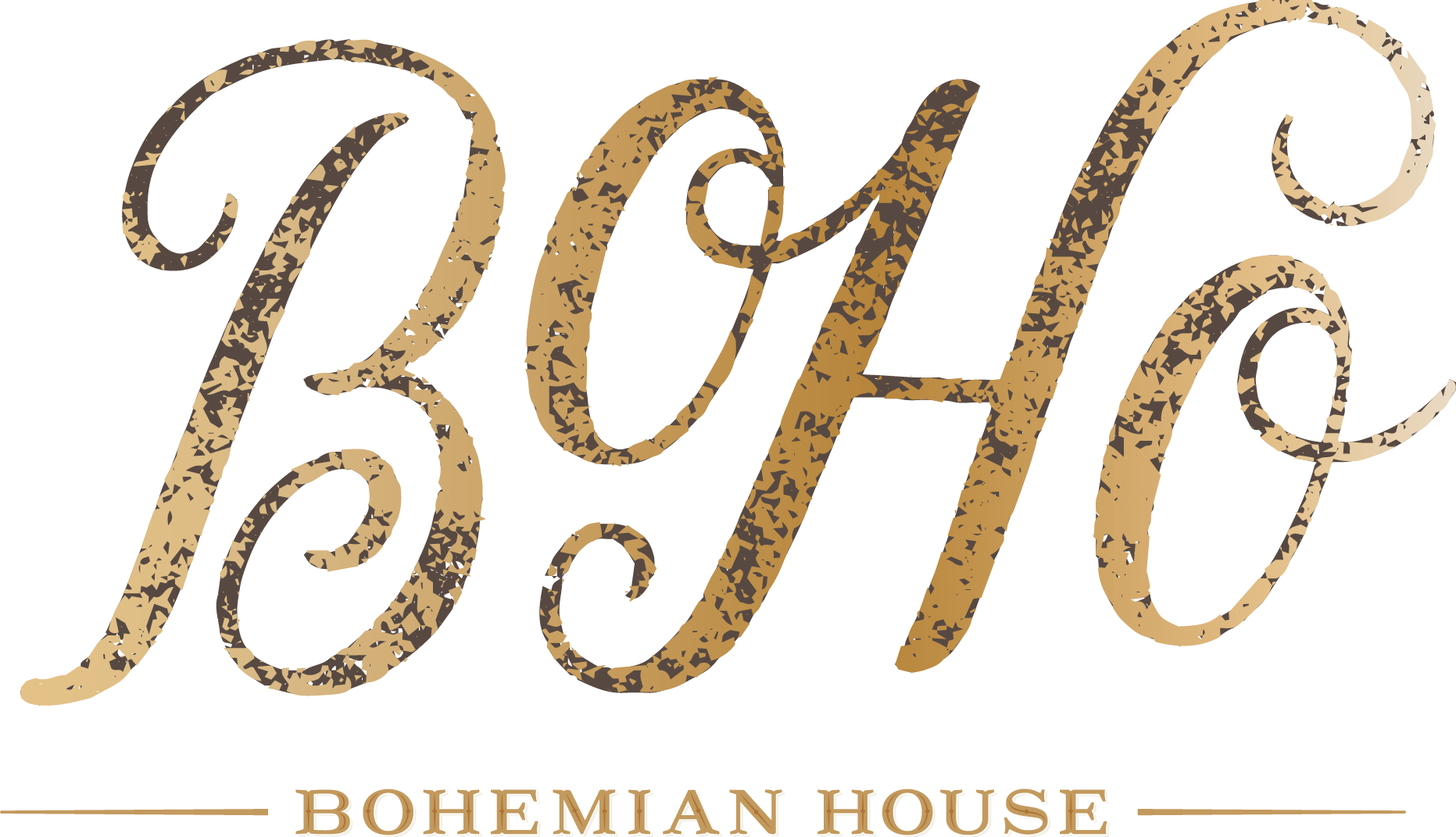 Boho Bohemian House Collapsed Logo - Bohemian House (1863x1071), Png Download
