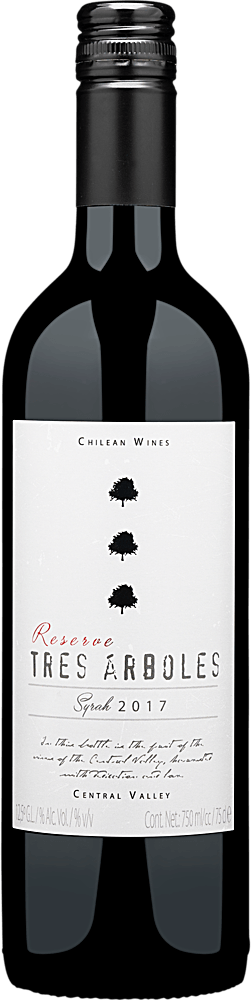 2017 Tres Arboles Reserve Syrah - Beringer Napa Valley Cabernet Sauvignon 2015 (252x1000), Png Download