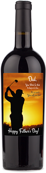 Labeled Red Wine Bottle With Father's Day Quote - Don Valentín Lacrado Casa Bianchi (200x600), Png Download