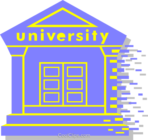 University Clip Art Diploma - School Building Clip Art (480x456), Png Download