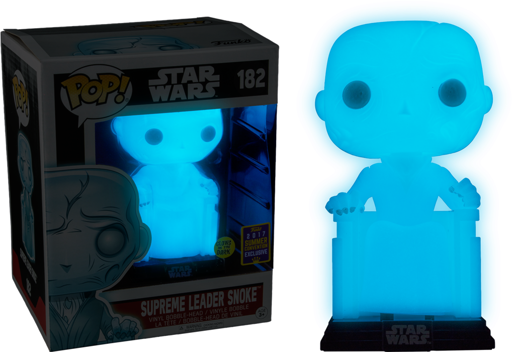 Supreme Leader Snoke Holographic Glow 6" Sdcc 2017 - Supreme Leader Snoke Funko Pop (1024x707), Png Download