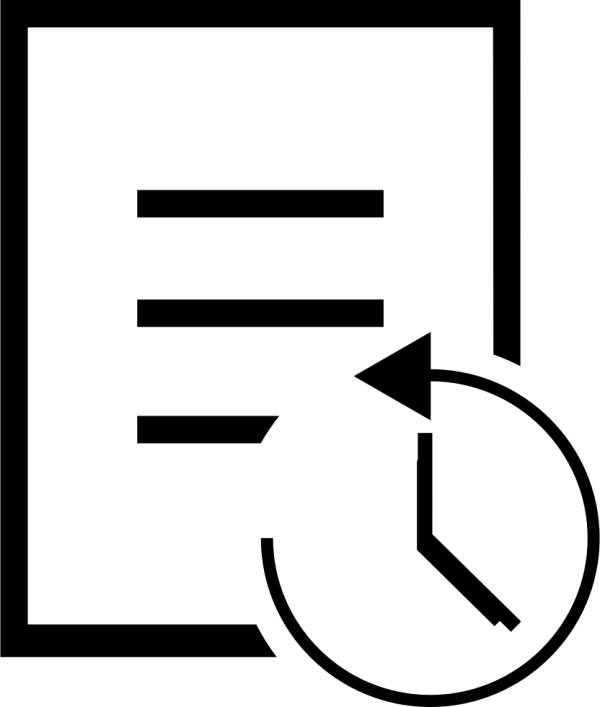 Purchase History Icon - Transaction History Icon Png (600x707), Png Download