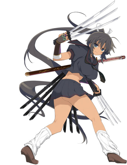 Senran Kagura Burst Render By Mar Can74-d5gxmmt - Character Card Sleeves Ex Series Senran Kagura Homura (548x640), Png Download
