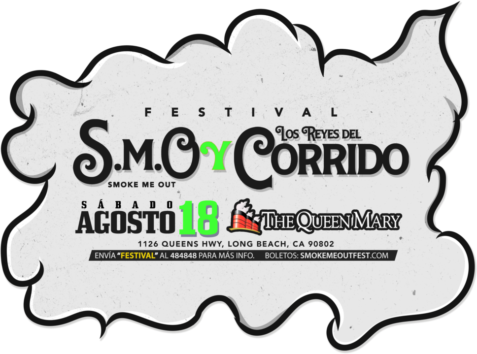 Smoke Me Out Fest Queen Mary (1000x728), Png Download