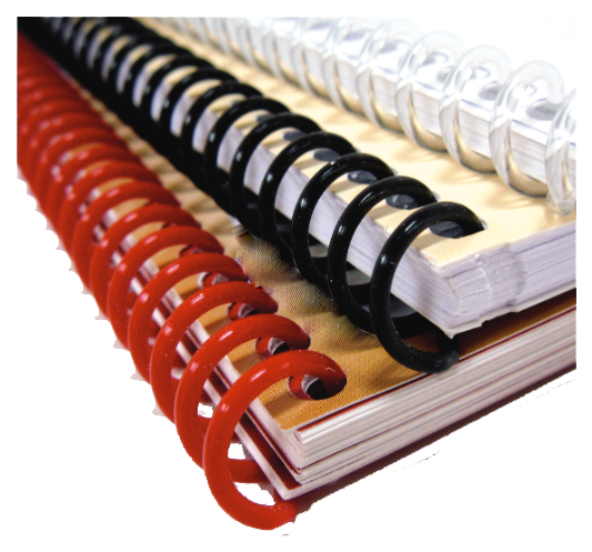 Plastic Spiral Binding (550x528), Png Download