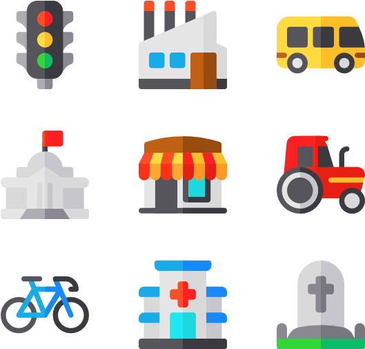 In The Village 50 Icons - Icon (600x564), Png Download