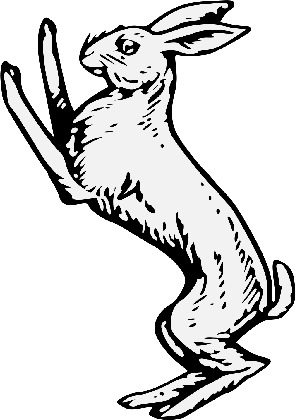 Details, Png - Rabbit Heraldry (1031x1450), Png Download