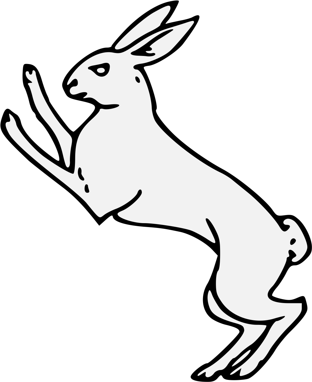 Details, Png - Rabbit (1068x1300), Png Download