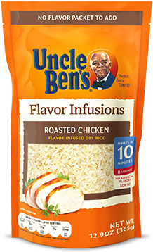 Uncle Ben's Flavor Infusion Roasted Chicken Rice - Uncle Ben's Flavor Infusions (325x395), Png Download