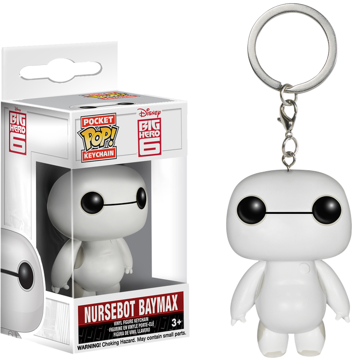 Big - Baymax Funko Pop Keychain (689x700), Png Download