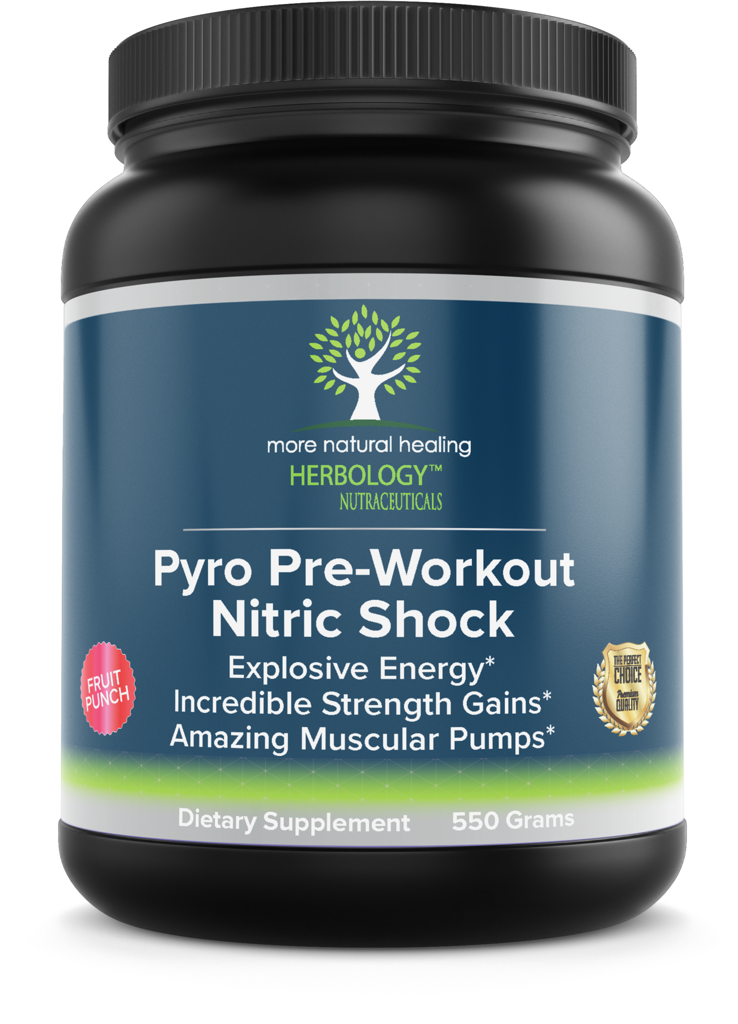 Pyro Pre-workout Nitric Shock - Pre-workout (1457x2048), Png Download