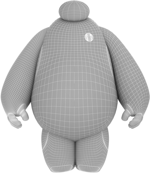 Big Hero - Big Hero 6 3d Model (600x600), Png Download