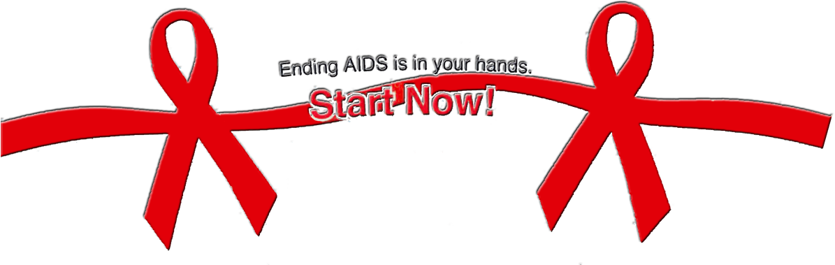 The Red Ribbon Is An International Symbol Of Aids Awareness - Red Ribbon (1200x389), Png Download