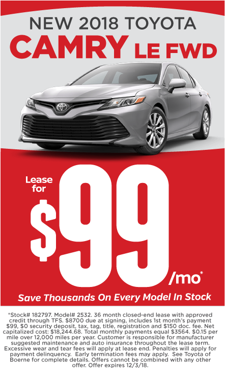 Camry Special Offers - Toyota Of Boerne (441x730), Png Download