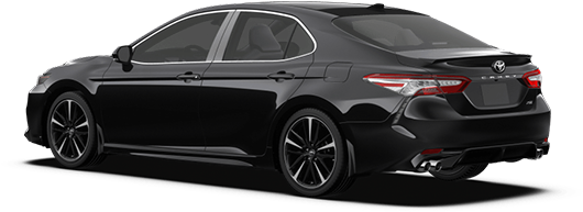 Xle V6 - Toyota Camry 2018 Black (640x390), Png Download