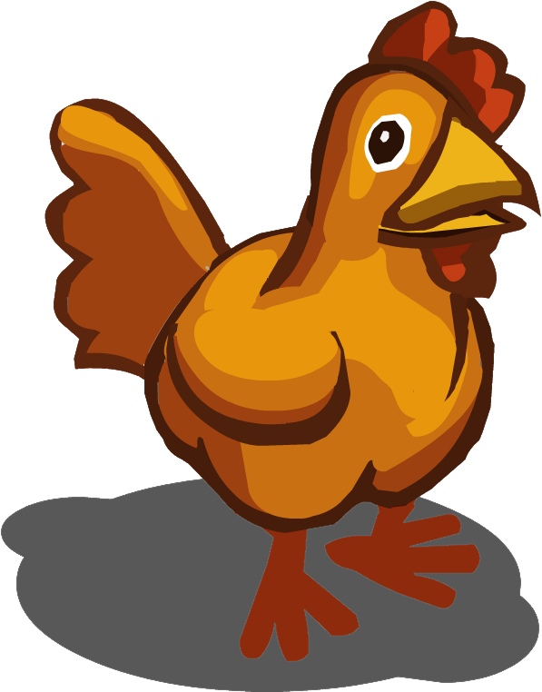 Golden Chicken Spitting - Golden Chicken (597x762), Png Download